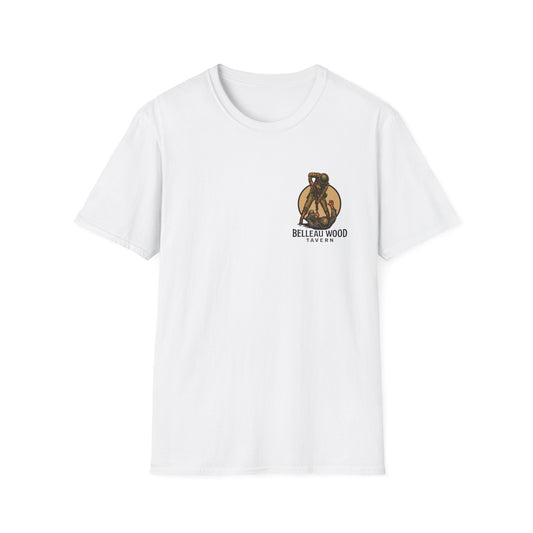 Tears of Our Enemies Graphic T-Shirt — Belleau Wood Tavern Logo Front
