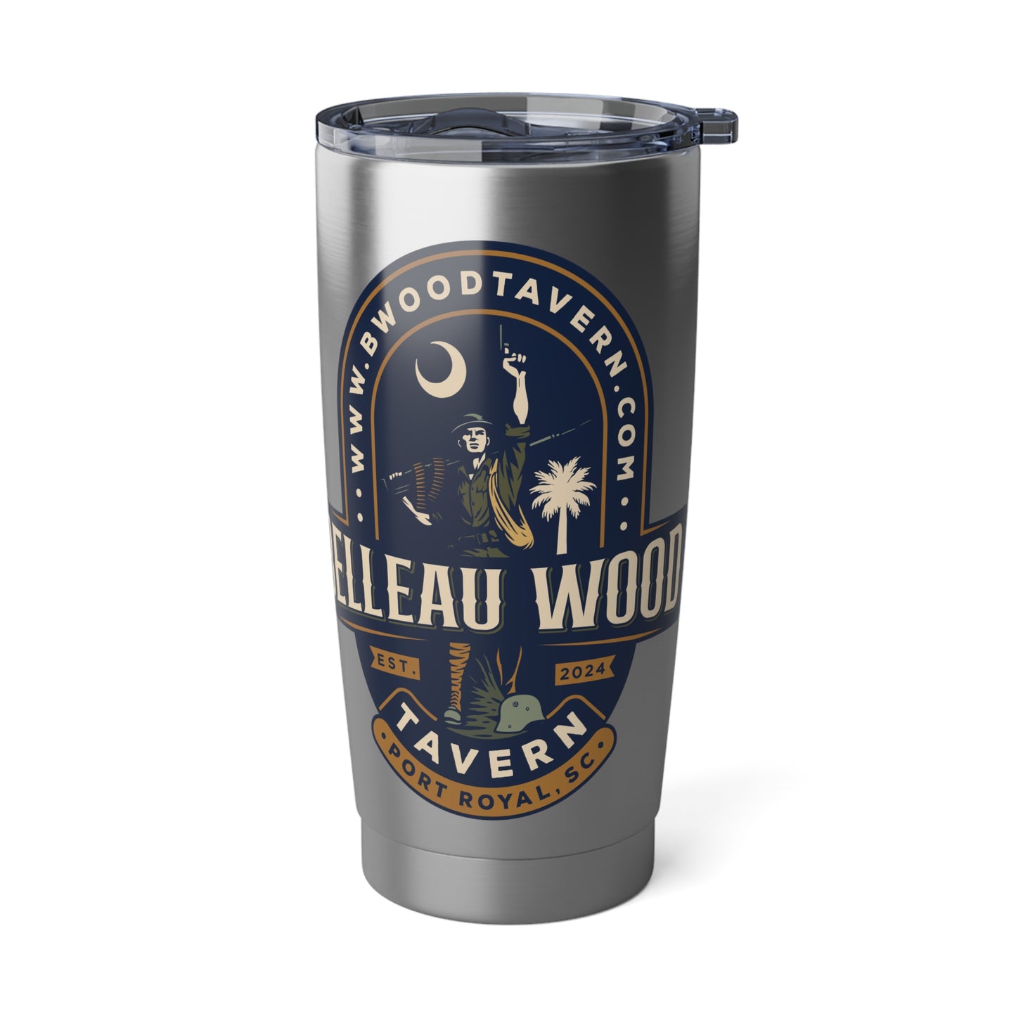 Belleau Wood Iron Mike -Retreat, Hell-Refill | Travel Mug | Insulated Coffee Cup