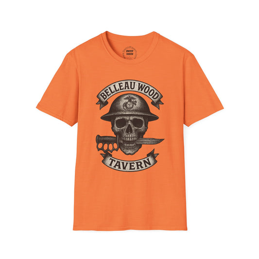 Skull with Bayonet Unisex Softstyle T-Shirt
