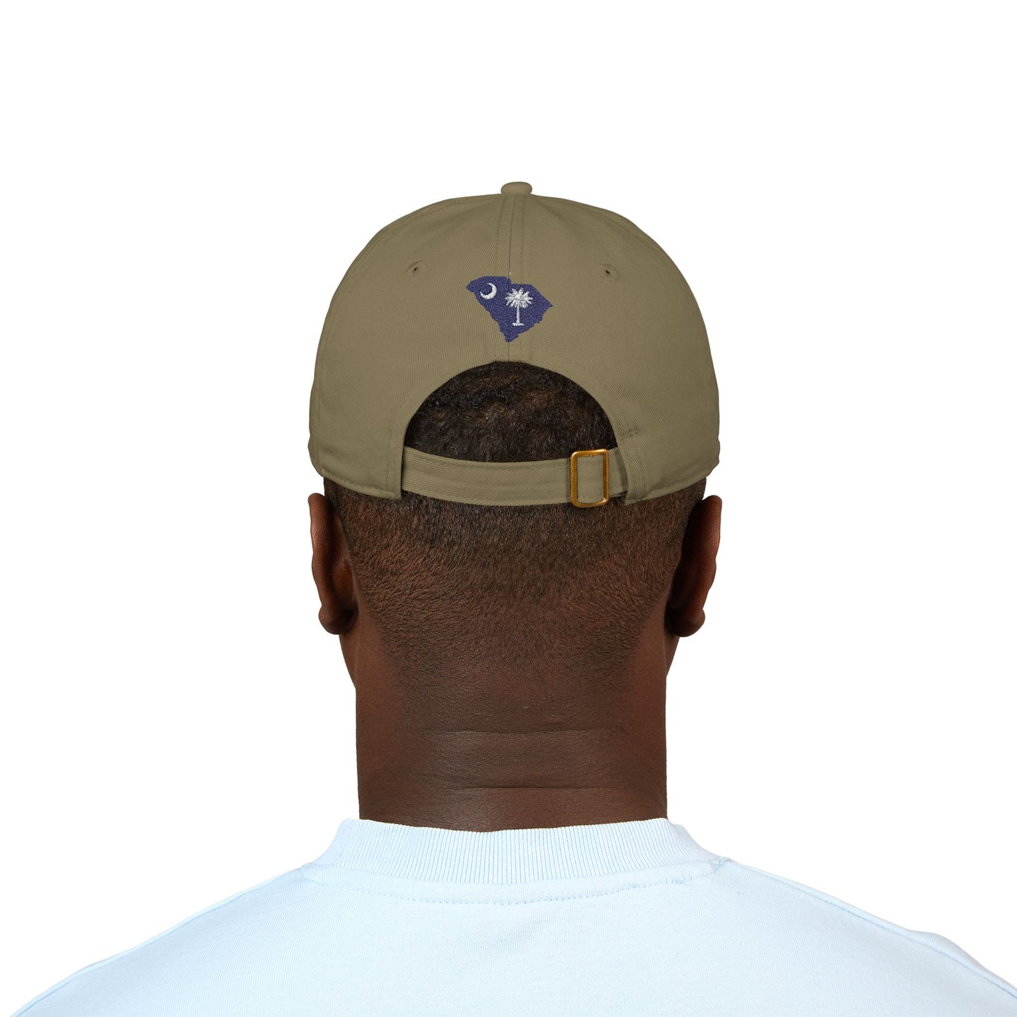 Belleau Wood Tavern Hat SC Logo Organic Embroidered Baseball Cap -Tan/Olive Drab