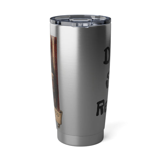DRINK-SLAY-REPEAT Marine with Beer -US Flag Vagabond 20oz Tumbler, Travel Mug