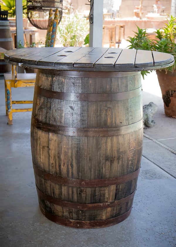 Wine Barrel Table Sponsor