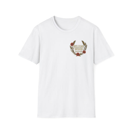 Belleau Wood Tavern – Wheat & Poppies Wreath Tee Stacking Bodies