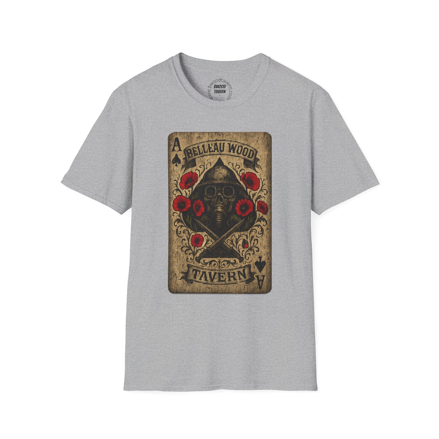 Ace of Spades Skull Unisex Softstyle T-Shirt