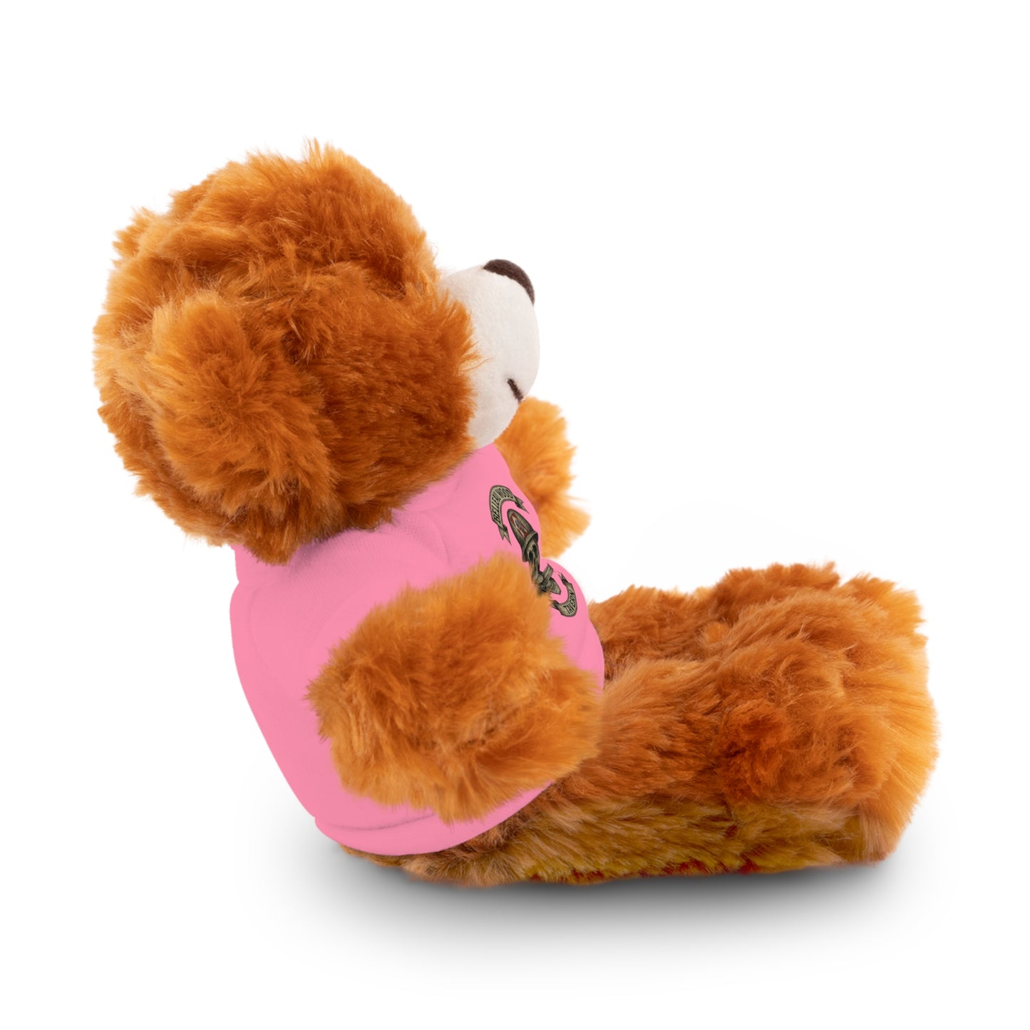 Personalized Stuffed Animal with Belleau Wood Skull T-Shirt Design