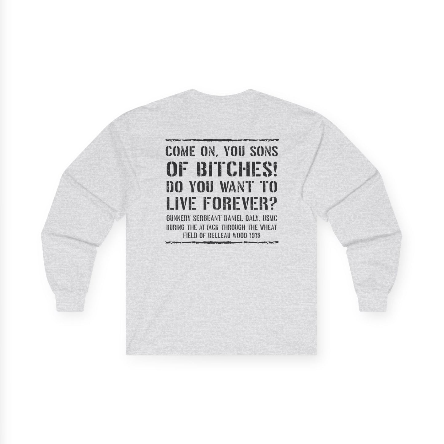 Skull Dagger- Sons of Bitches -Belleau Wood Tavern Long Sleeve Tee