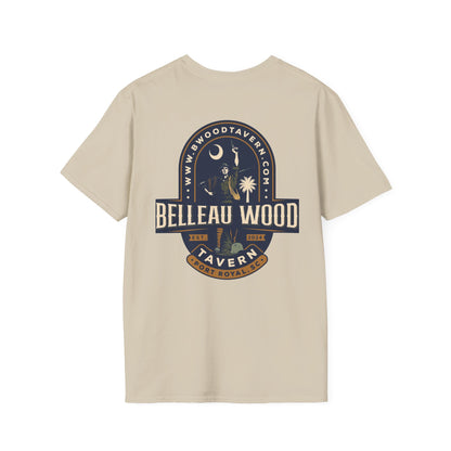 Belleau Wood Tavern Unisex Softstyle T-Shirt, Vintage Graphic Tee, Casual Wear