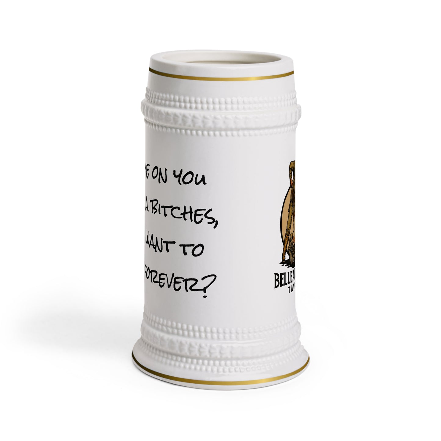 Devil Dog Bayonetting Hun - Come On You Sons A Bitches... Beer Stein Mug
