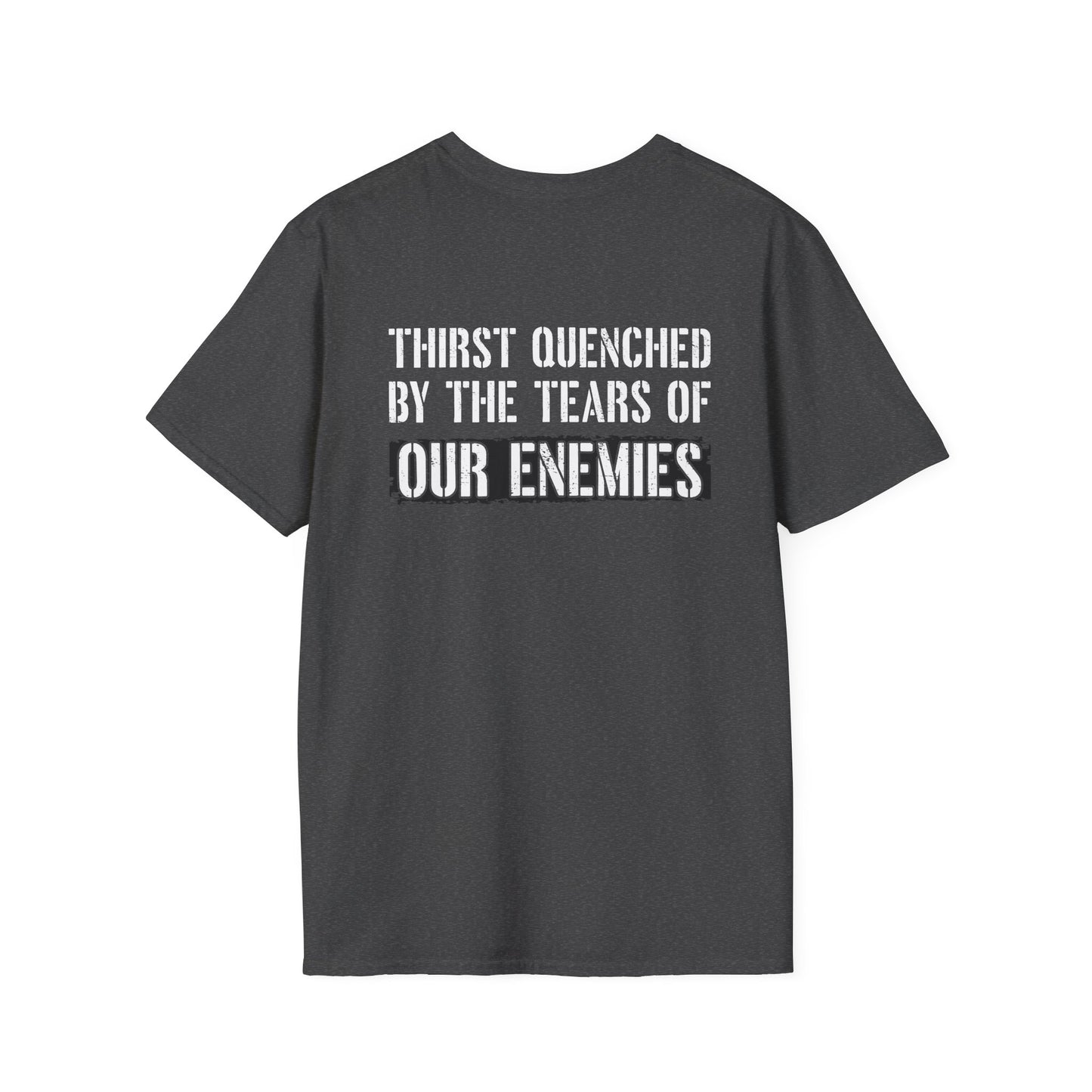 Tears of Our Enemies Graphic T-Shirt — Belleau Wood Tavern Logo Front