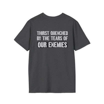Tears of Our Enemies Graphic T-Shirt — Belleau Wood Tavern Logo Front