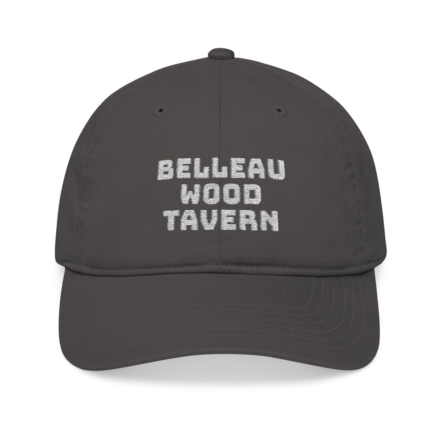 Belleau Wood Tavern Hat with SC Logo Embroidered Baseball Cap (Black Grey)