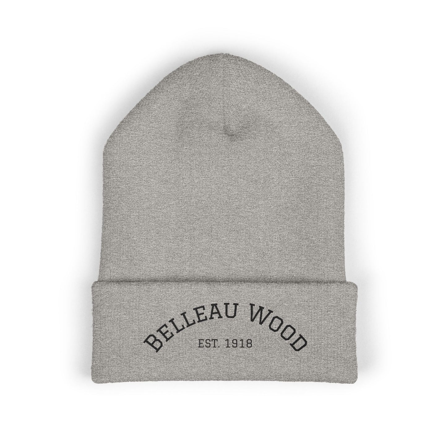 Belleau Wood Classic Cuffed Beanie - Embroidered Winter Hat
