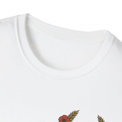 Belleau Wood Tavern – Wheat & Poppies Wreath Tee Stacking Bodies