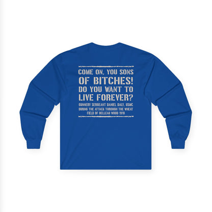 Skull Dagger- Sons of Bitches -Belleau Wood Tavern Long Sleeve Tee