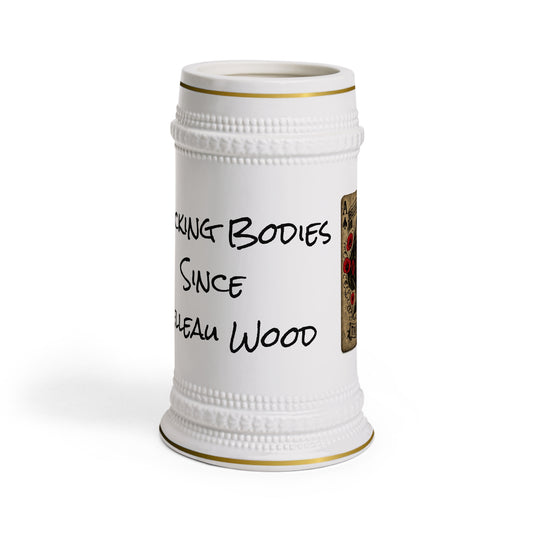 Ace of Spades - Stacking Bodies Since Belleau Wood Beer Stein Mug