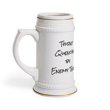 Skull - Thirst Quenched by Enemy Tears Beer Stein Mug