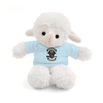 Personalized Stuffed Animal with Belleau Wood Skull T-Shirt Design