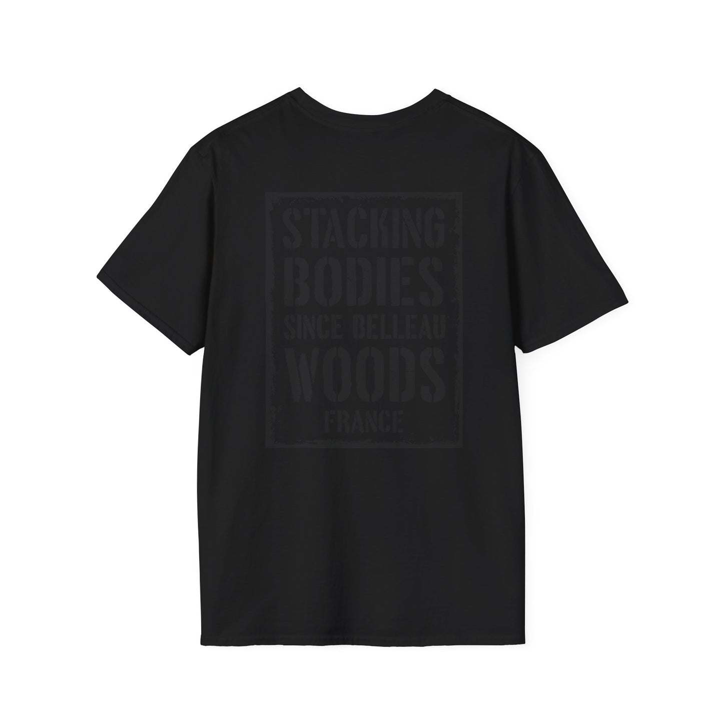 Belleau Wood Tavern – Wheat & Poppies Wreath Tee Stacking Bodies