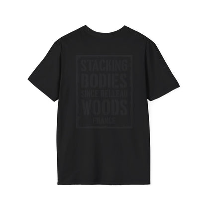 Belleau Wood Tavern – Wheat & Poppies Wreath Tee Stacking Bodies