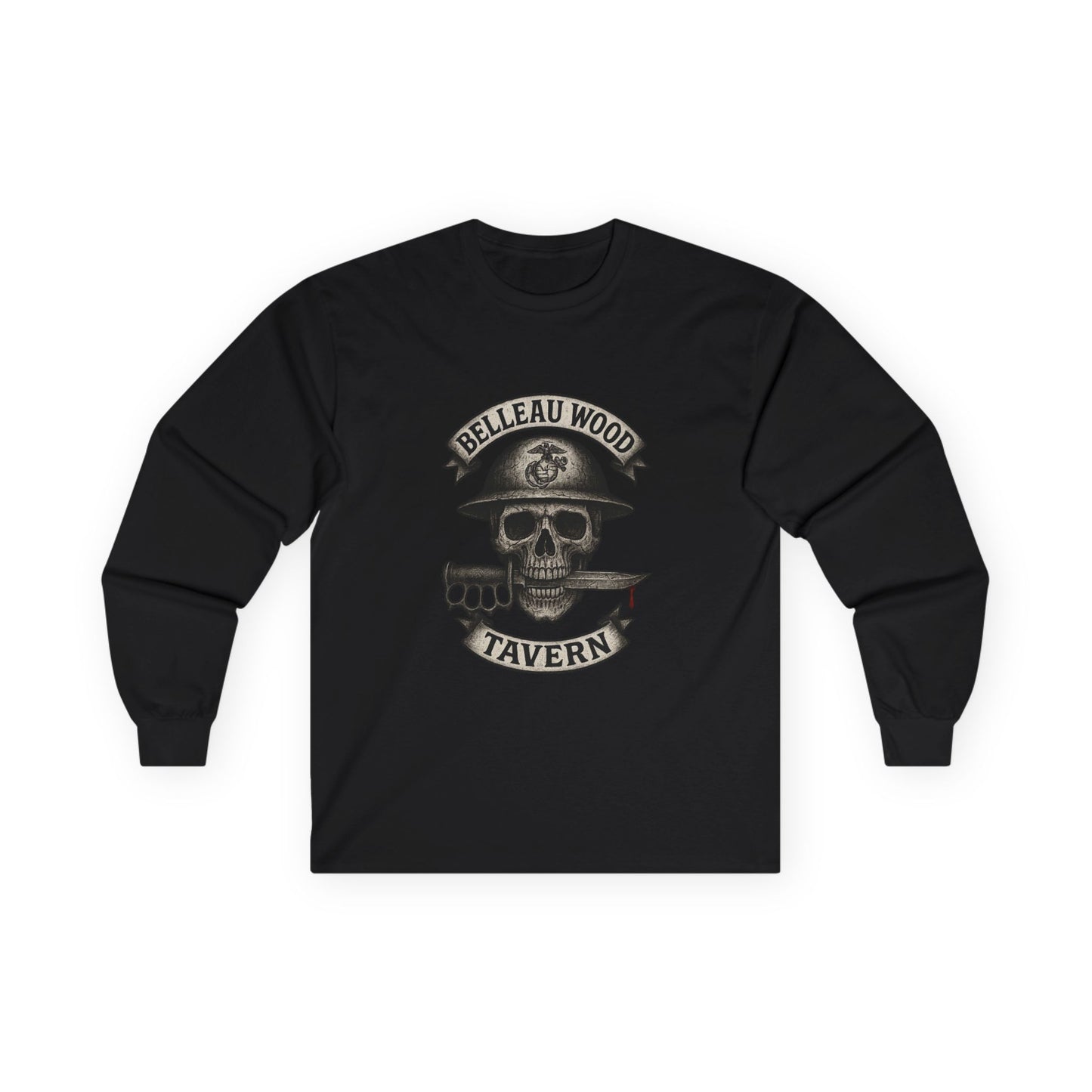 Skull Dagger- Sons of Bitches -Belleau Wood Tavern Long Sleeve Tee