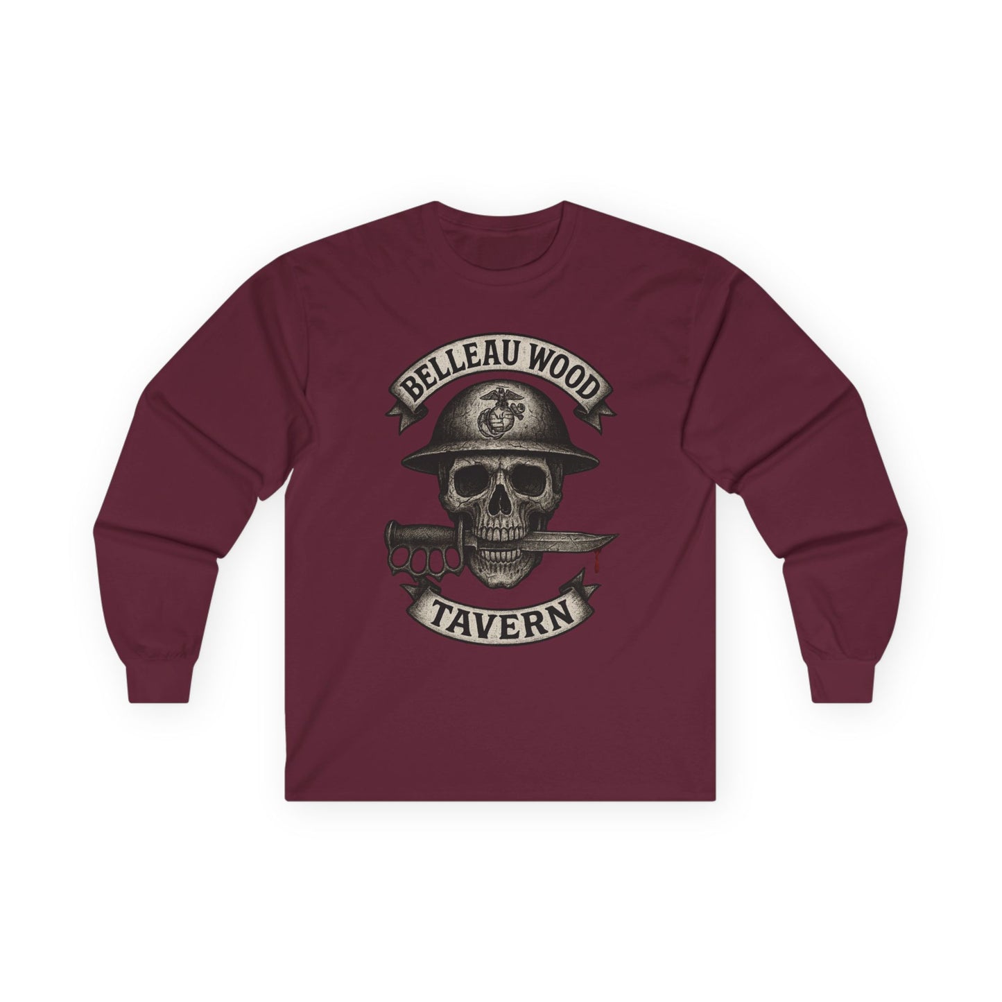 Skull Dagger- Sons of Bitches -Belleau Wood Tavern Long Sleeve Tee