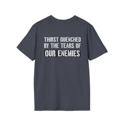 Tears of Our Enemies Graphic T-Shirt — Belleau Wood Tavern Logo Front