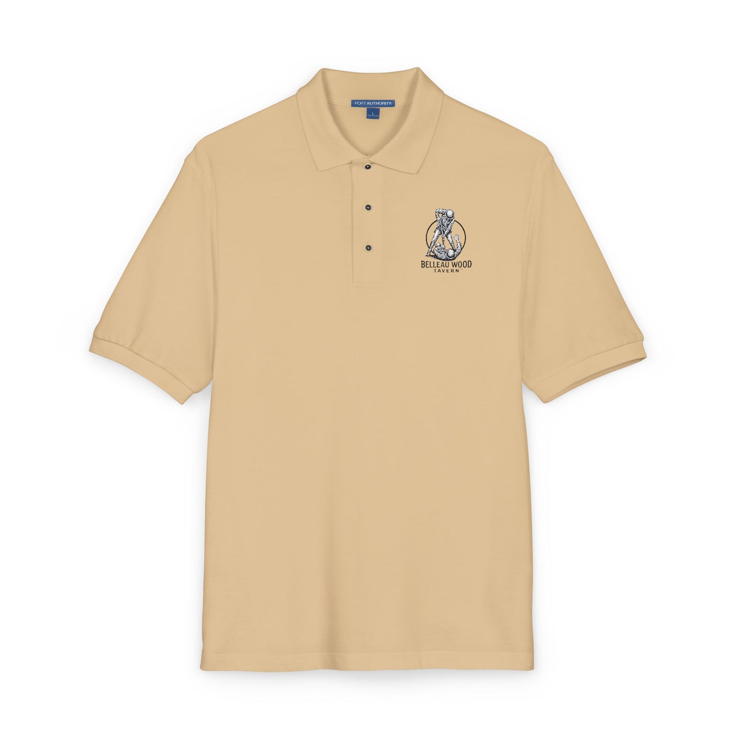 Belleau Wood Tavern USMC Bayoneting The Hun  Unisex Polo Shirt