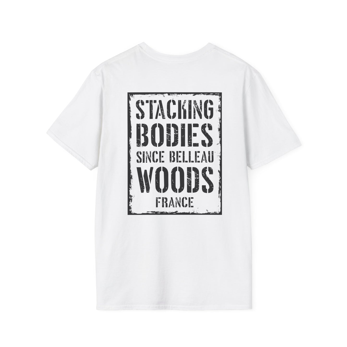 Belleau Wood Tavern – Wheat & Poppies Wreath Tee Stacking Bodies