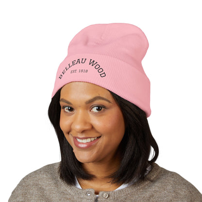 Belleau Wood Classic Cuffed Beanie - Embroidered Winter Hat