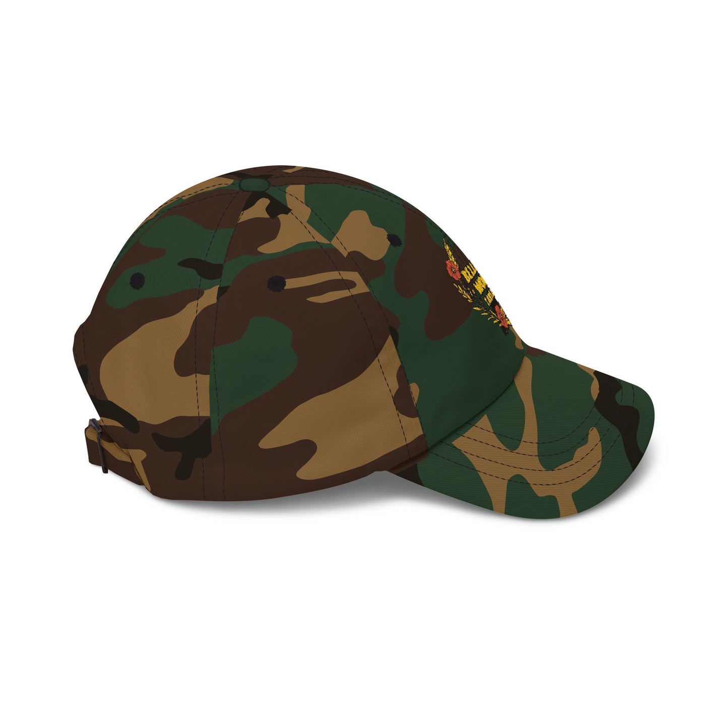 Beefcake Woodcycles Floral Logo Dad Cap