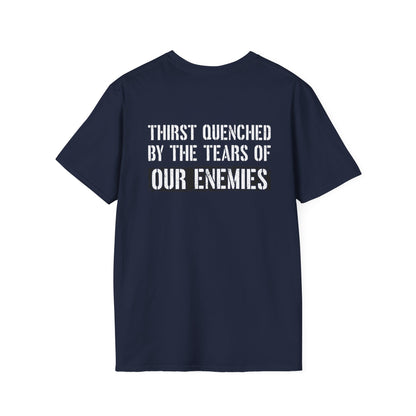 Tears of Our Enemies Graphic T-Shirt — Belleau Wood Tavern Logo Front