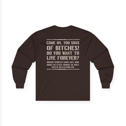Skull Dagger- Sons of Bitches -Belleau Wood Tavern Long Sleeve Tee