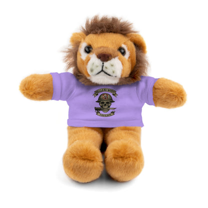 Personalized Stuffed Animal with Belleau Wood Skull T-Shirt Design