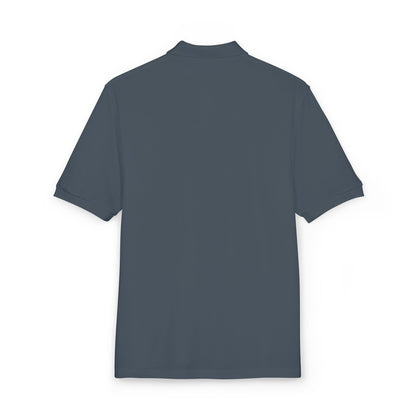 Embroidered Belleau Wood Tavern USMC Skull Helmet Unisex Polo Shirt