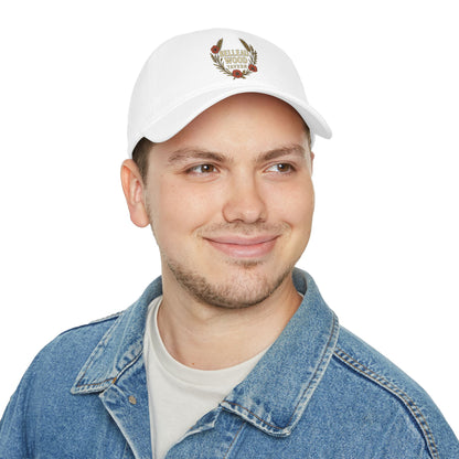 Belleau Wood Tavern Low Profile Baseball Cap — Vintage Wreath Logo Hat