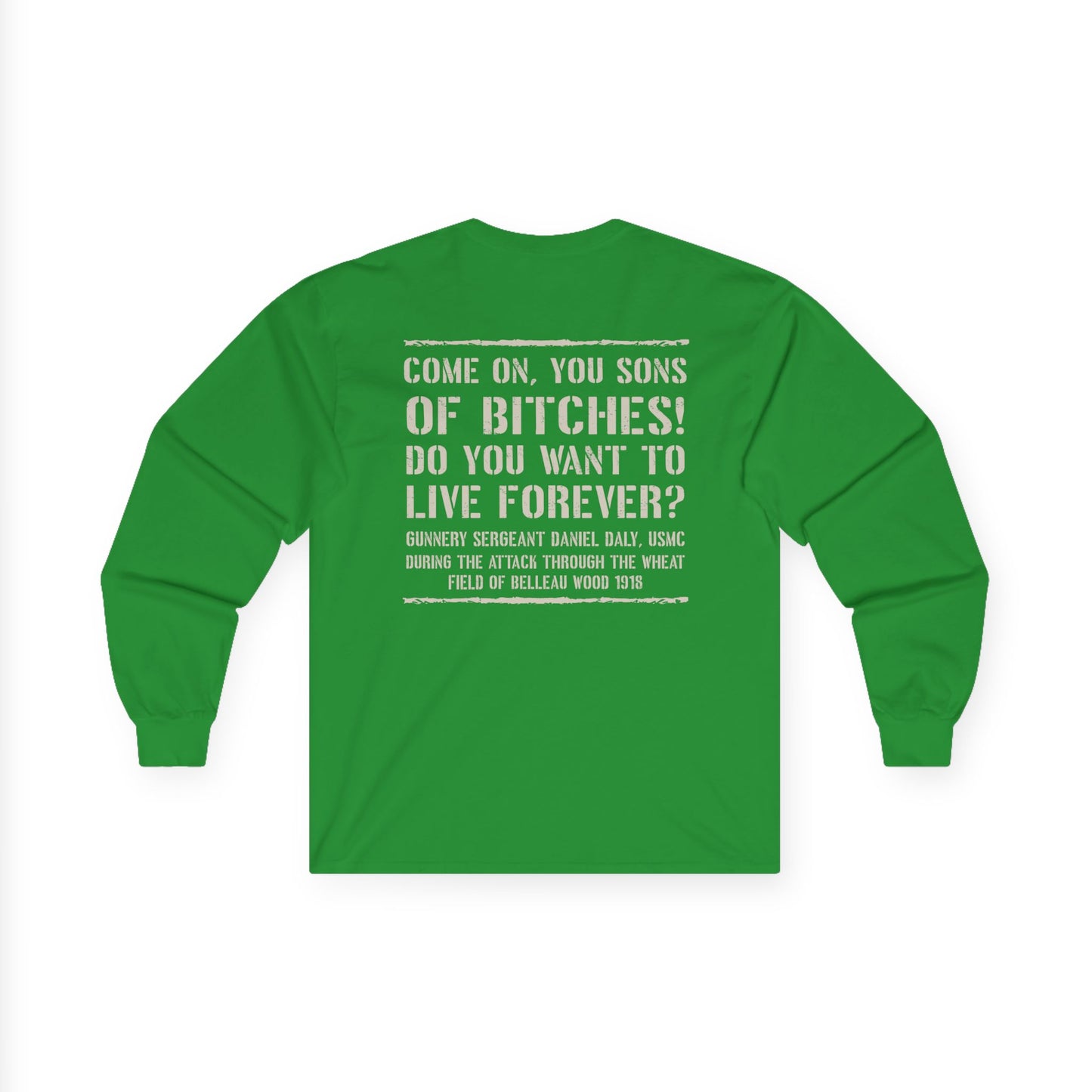Skull Dagger- Sons of Bitches -Belleau Wood Tavern Long Sleeve Tee