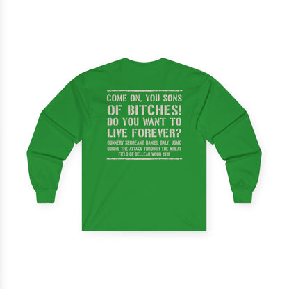Skull Dagger- Sons of Bitches -Belleau Wood Tavern Long Sleeve Tee