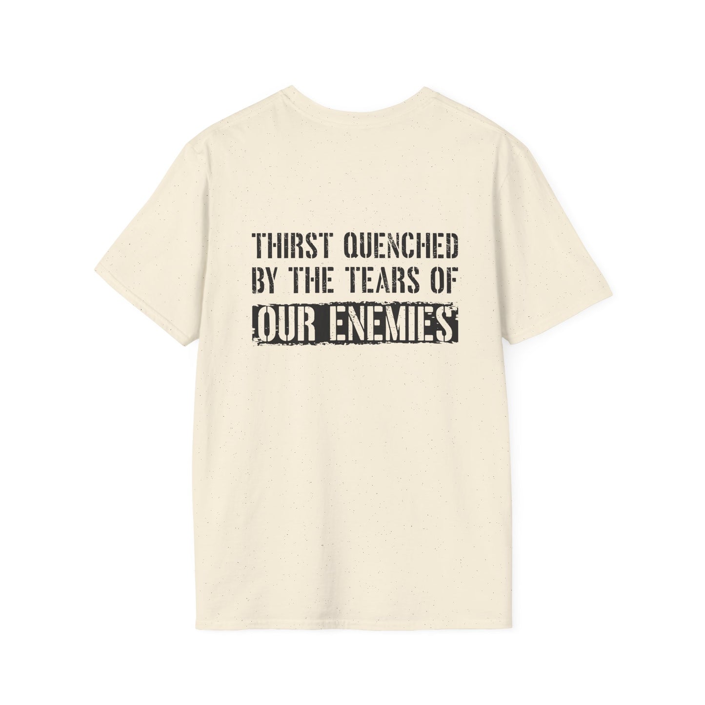 Tears of Our Enemies Graphic T-Shirt — Belleau Wood Tavern Logo Front