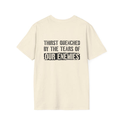Tears of Our Enemies Graphic T-Shirt — Belleau Wood Tavern Logo Front