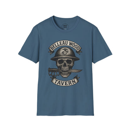 Skull with Bayonet Unisex Softstyle T-Shirt