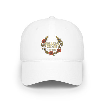 Belleau Wood Tavern Low Profile Baseball Cap — Vintage Wreath Logo Hat