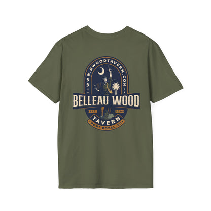 Belleau Wood Tavern Unisex Softstyle T-Shirt, Vintage Graphic Tee, Casual Wear