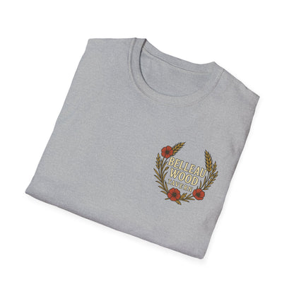 Belleau Wood Tavern – Wheat & Poppies Wreath Tee Stacking Bodies