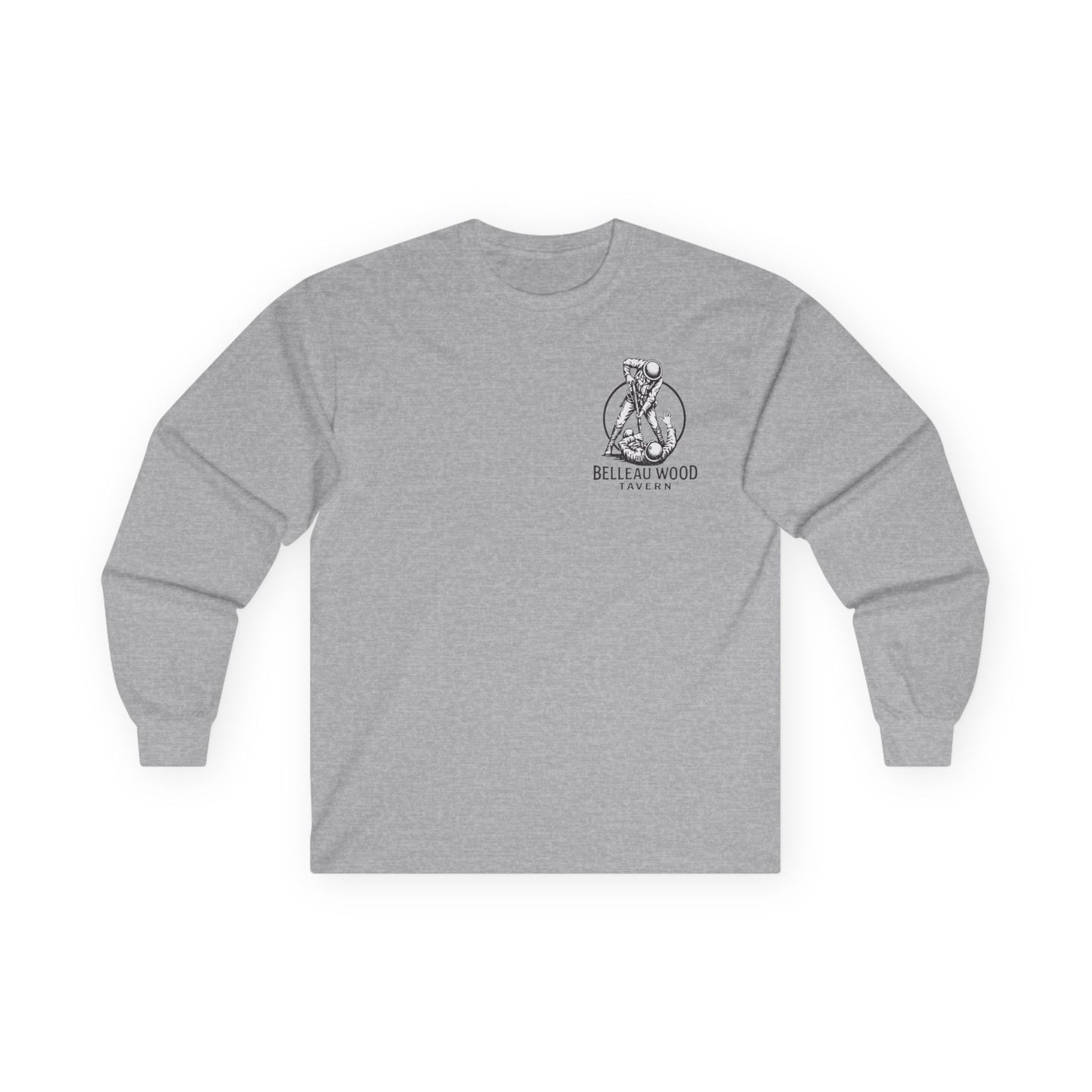 The Jack (Back) -Belleau Wood Tavern Long Sleeve Tee - Unisex Ultra Cotton Shirt