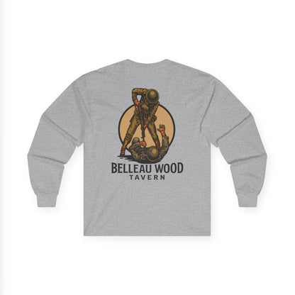 The Jack (Back) -Belleau Wood Tavern Long Sleeve Tee - Unisex Ultra Cotton Shirt