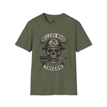 Skull with Bayonet Unisex Softstyle T-Shirt
