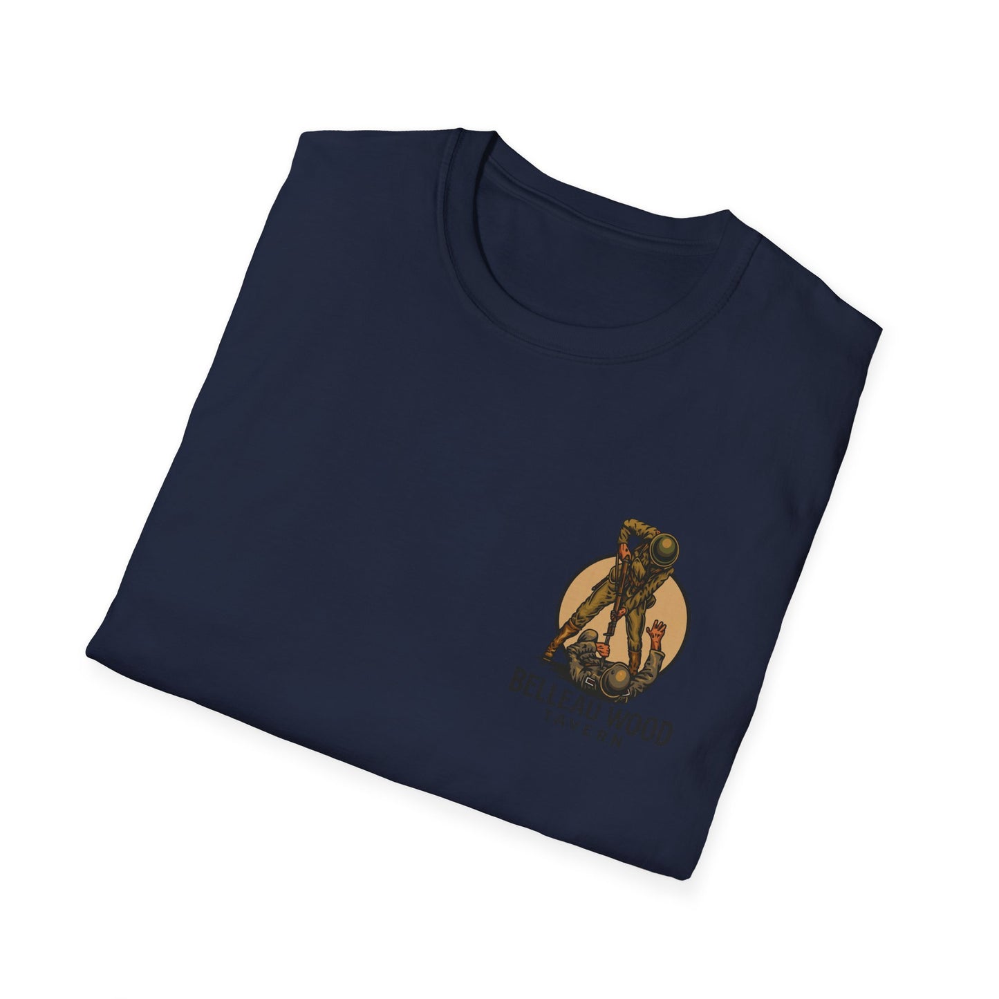 Tears of Our Enemies Graphic T-Shirt — Belleau Wood Tavern Logo Front