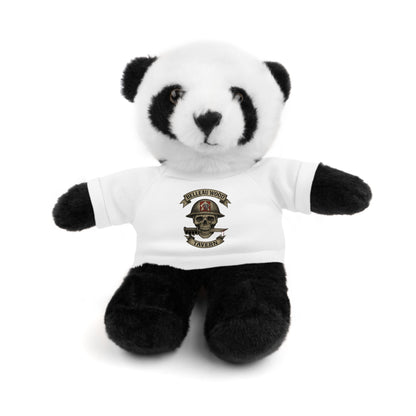 Personalized Stuffed Animal with Belleau Wood Skull T-Shirt Design