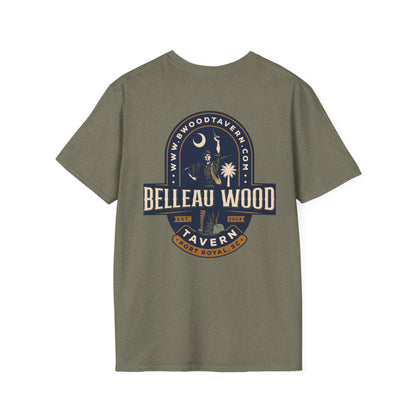 Belleau Wood Tavern Unisex Softstyle T-Shirt, Vintage Graphic Tee, Casual Wear