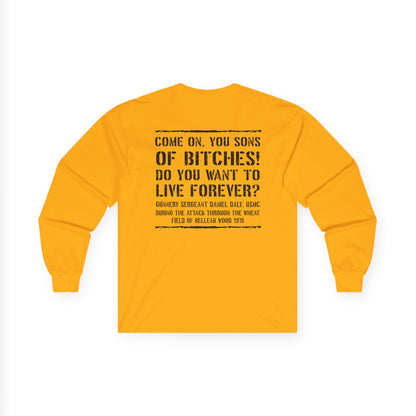 Skull Dagger- Sons of Bitches -Belleau Wood Tavern Long Sleeve Tee